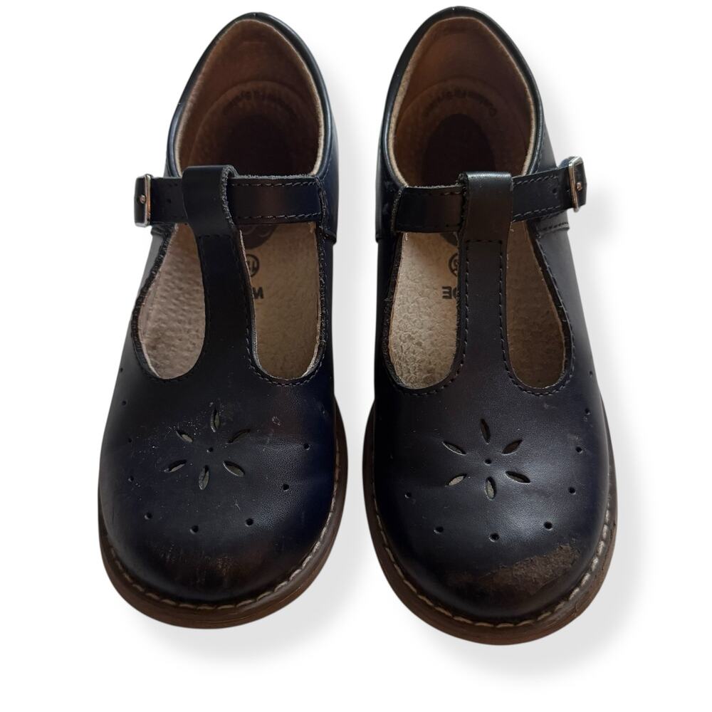 Footnotes navy Sherry Mary Jane t-strap shoes